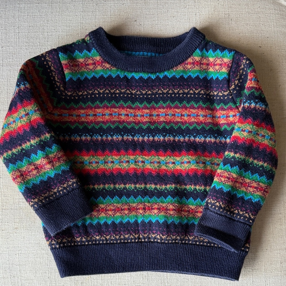 GAP Kids Multicolor Patterned Sweater